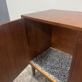 Monumental Walnut Four Door Buffet Credenza — 84