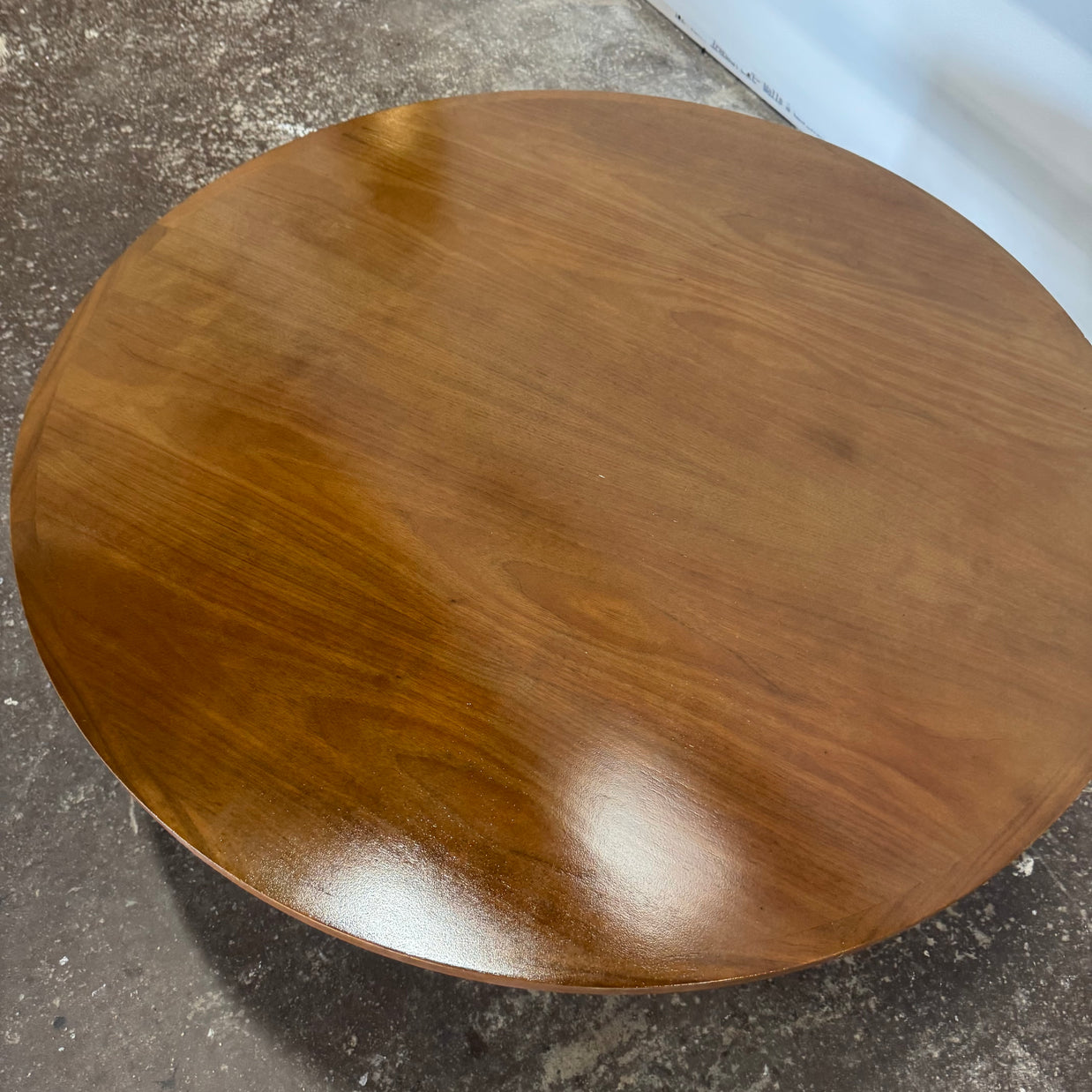 Lane Rhythm Collection Walnut Coffee Table — Round