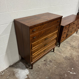 Lenior House – Refinished Midcentury Dresser Set (Lowboy + Highboy) ✨