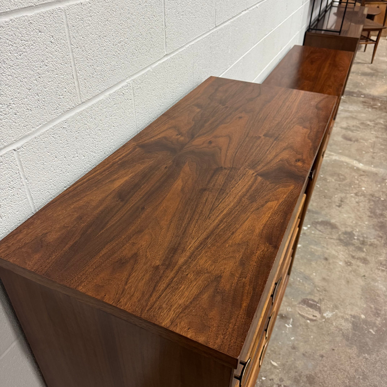 Lenior House – Refinished Midcentury Dresser Set (Lowboy + Highboy) ✨