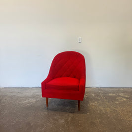Midcentury Button Tufted Lounge Chair