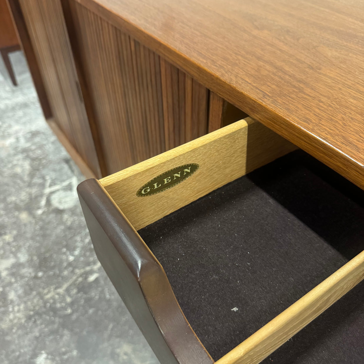 Glenn of California Walnut Credenza