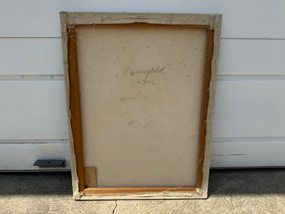 Abstract Horse Oil Painting