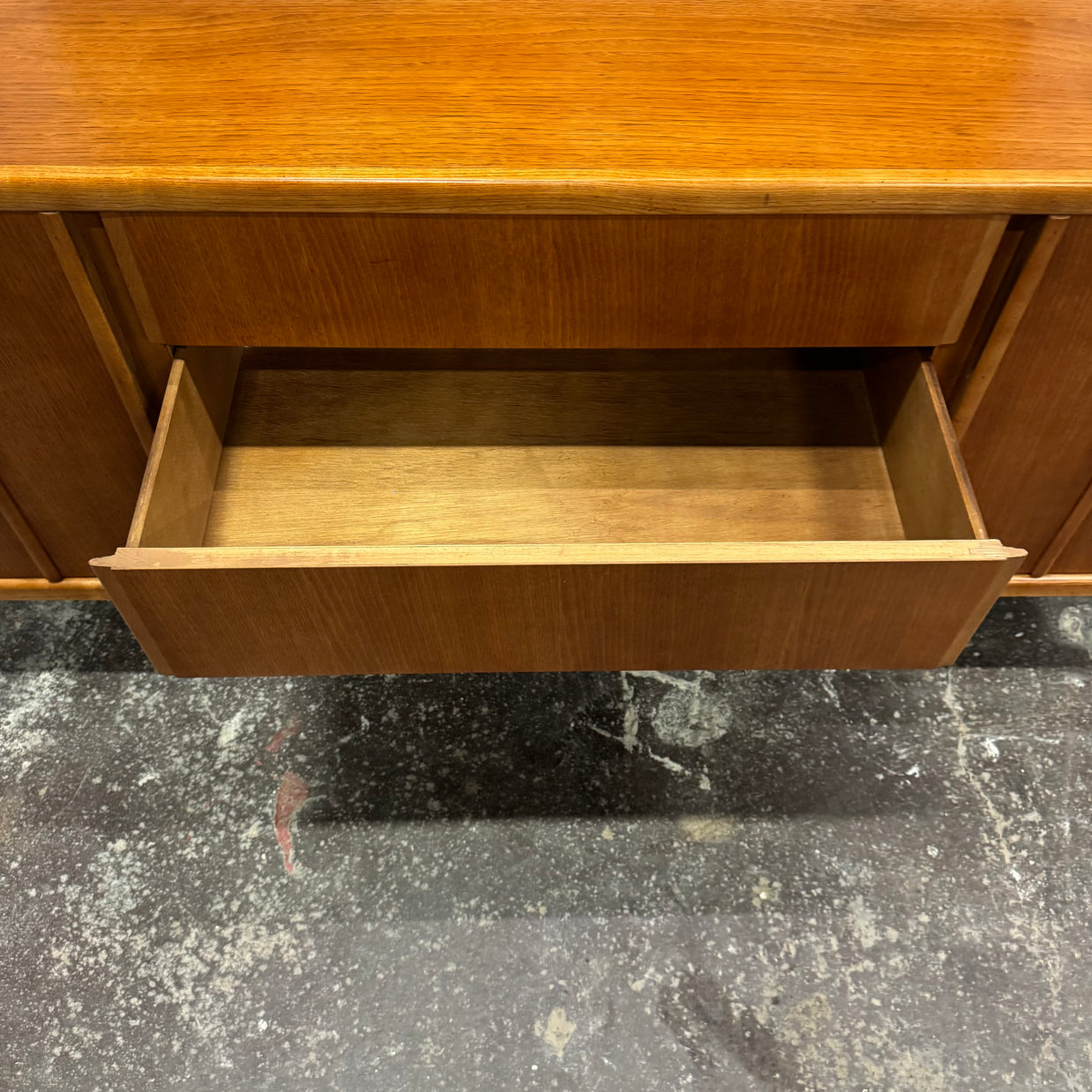 Restored Walnut Credenza