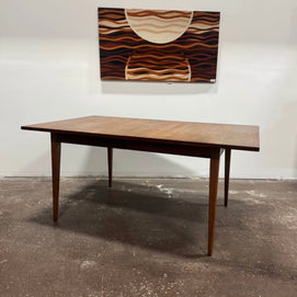 Midcentury Walnut Dining Table — Professionally Restored