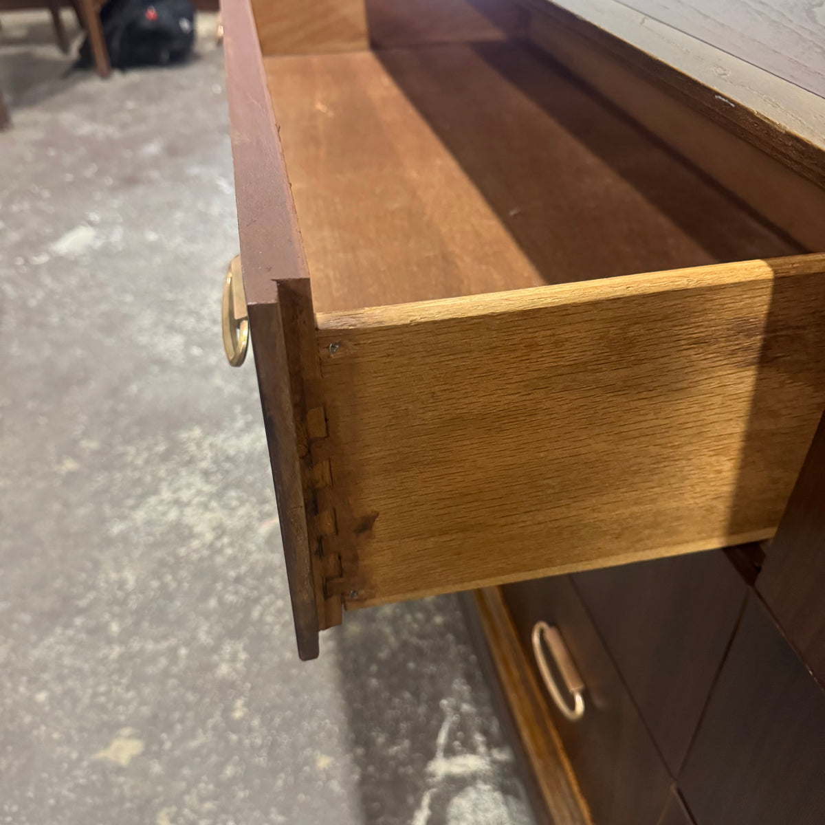 Bassett Six-Drawer Lowboy Dresser