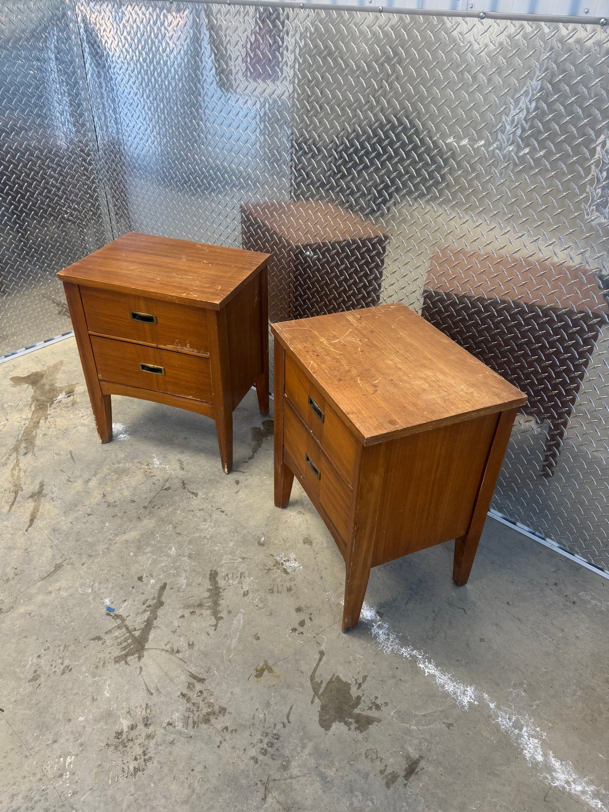 Mid-Century Nightstands – Matching Pair