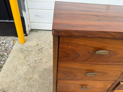 Lenior House – Refinished Midcentury Dresser Set with Mirror (Lowboy + Highboy) ✨