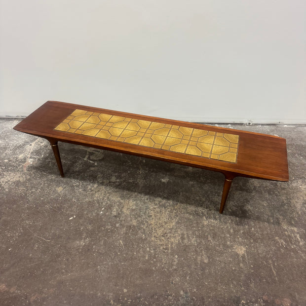 Lane Cosmopolitan Ceramic Tile Inlay Coffee Table