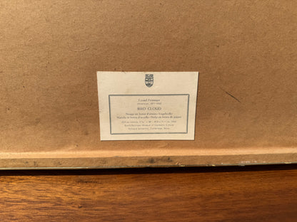 Lyonel Feininger – Bird Cloud (1974 Print, Gold Frame) – 36" x 26" 🎨