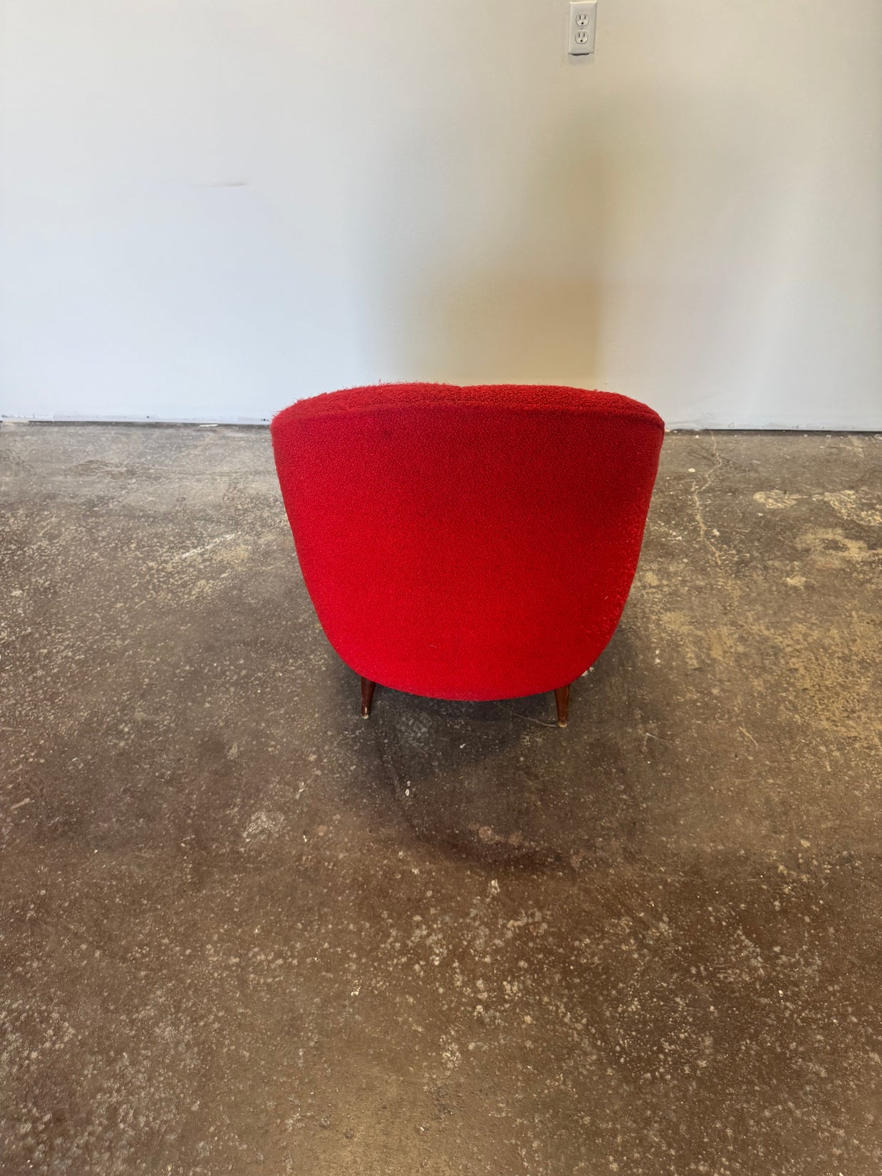 Midcentury Button Tufted Lounge Chair
