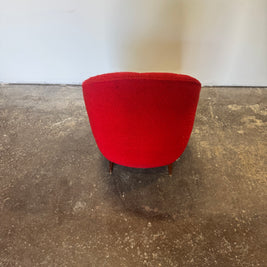 Midcentury Button Tufted Lounge Chair