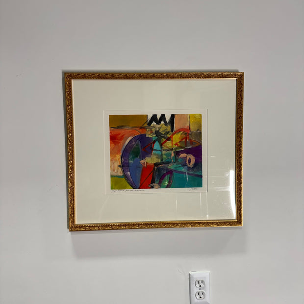 Janet O'Neal — Symbols of Ancient Memory | Framed Abstract Print