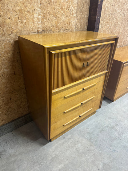 Midcentury Tallboy by Edmond Spence - Birch with Natural Lacquer Finish