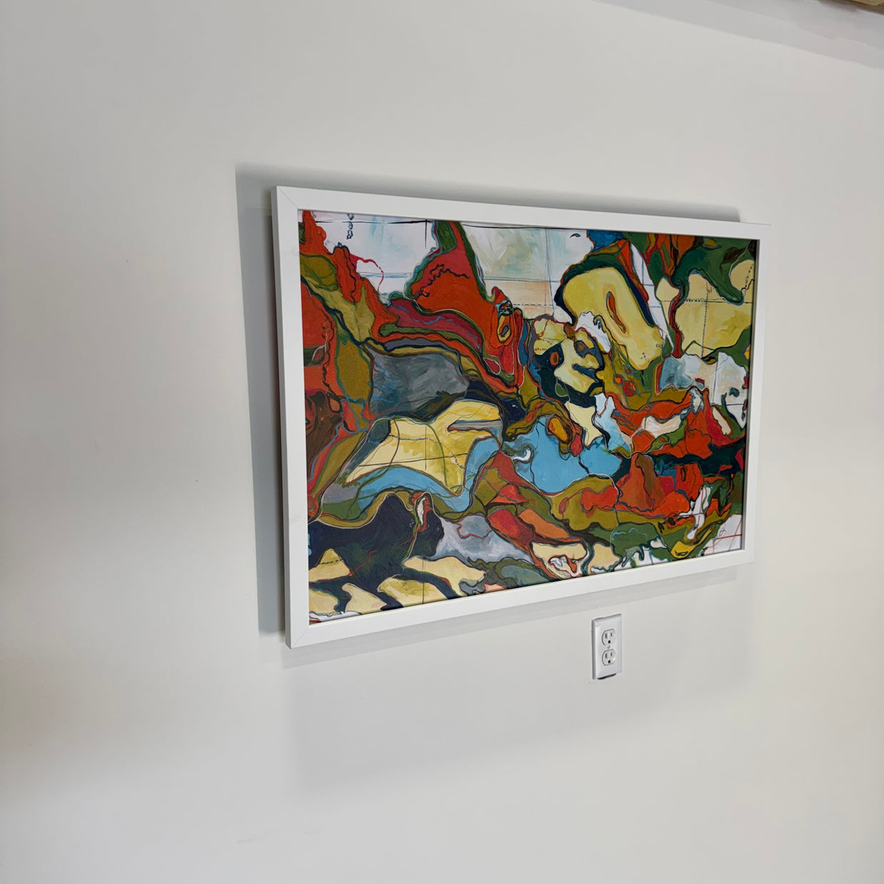 Kelly O'Neal — Topographic Wonders | Framed Fine Art Print