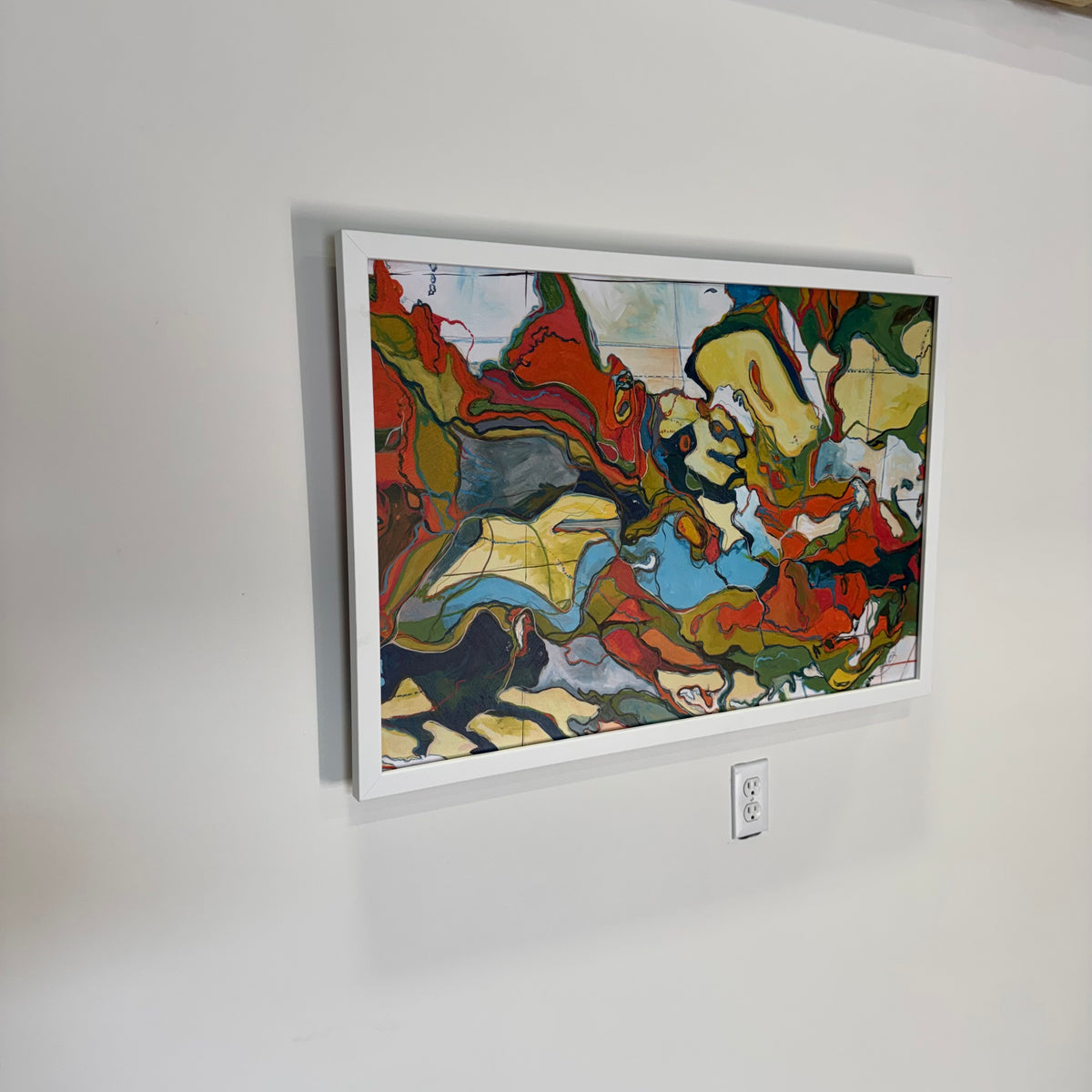 Kelly O'Neal — Topographic Wonders | Framed Fine Art Print
