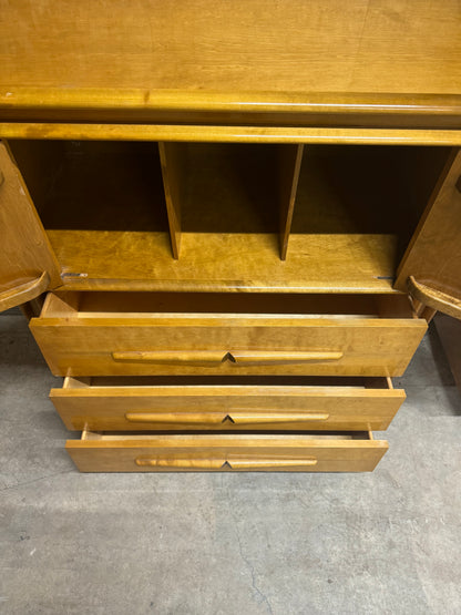 Midcentury Tallboy by Edmond Spence - Birch with Natural Lacquer Finish