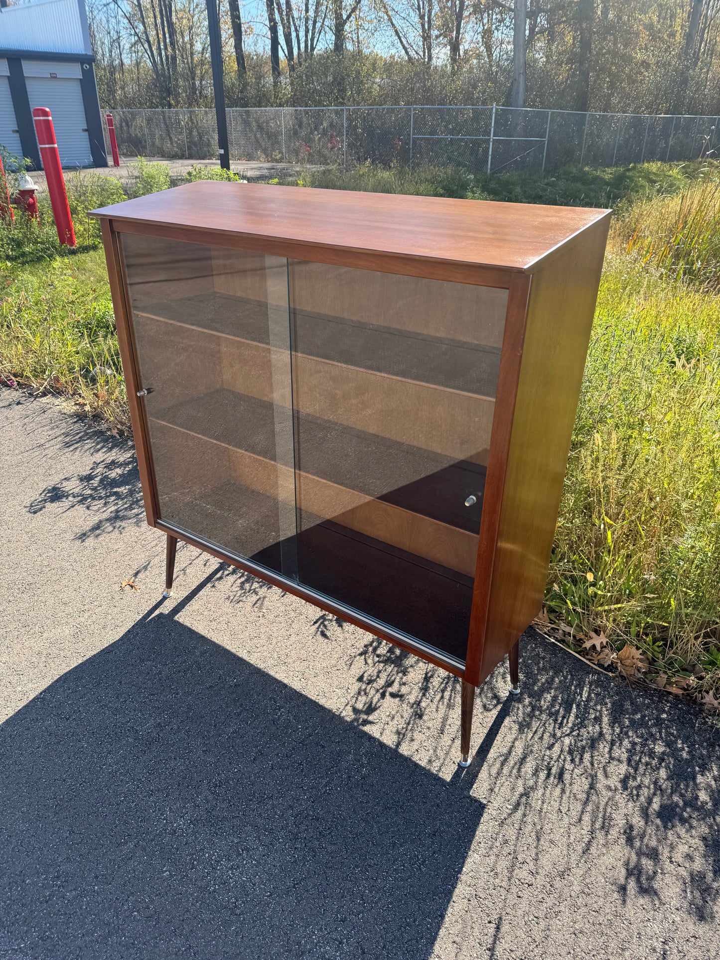 Midcentury Bookcase with Shelves