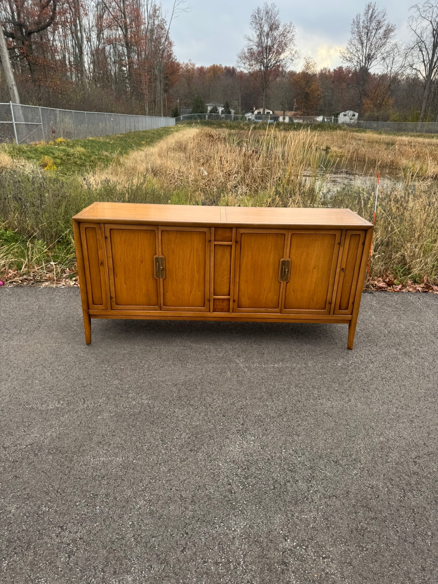 Drexel Meridian Series Credenza – Spacious Midcentury Storage