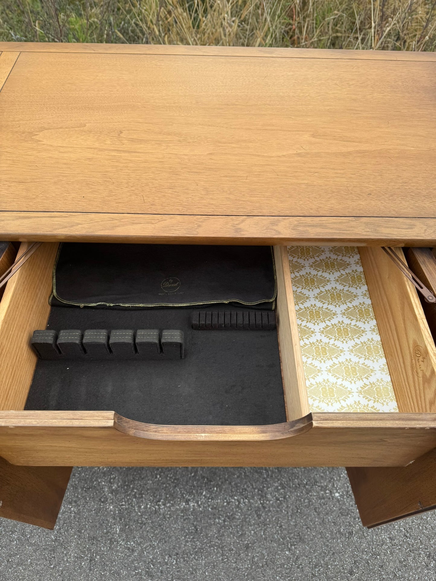 Drexel Meridian Series Credenza – Spacious Midcentury Storage