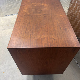 Jens Risom Walnut Tambour Door Bar