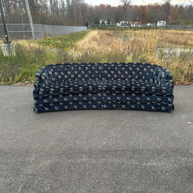 Curved Vintage Sofa – Excellent Upholstery