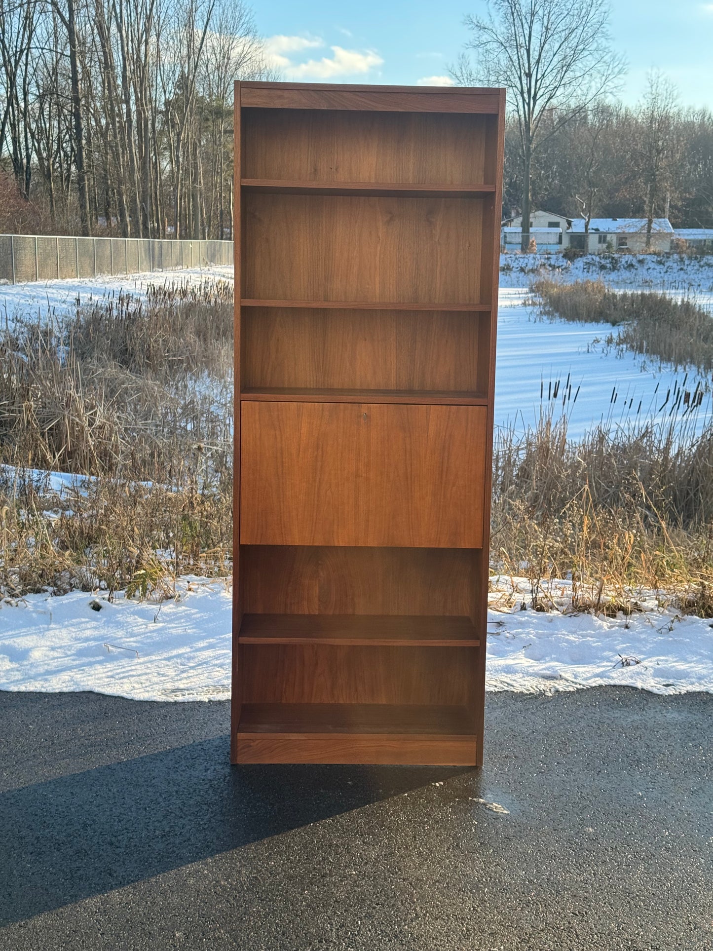 Danish-Style Teak Bookcase