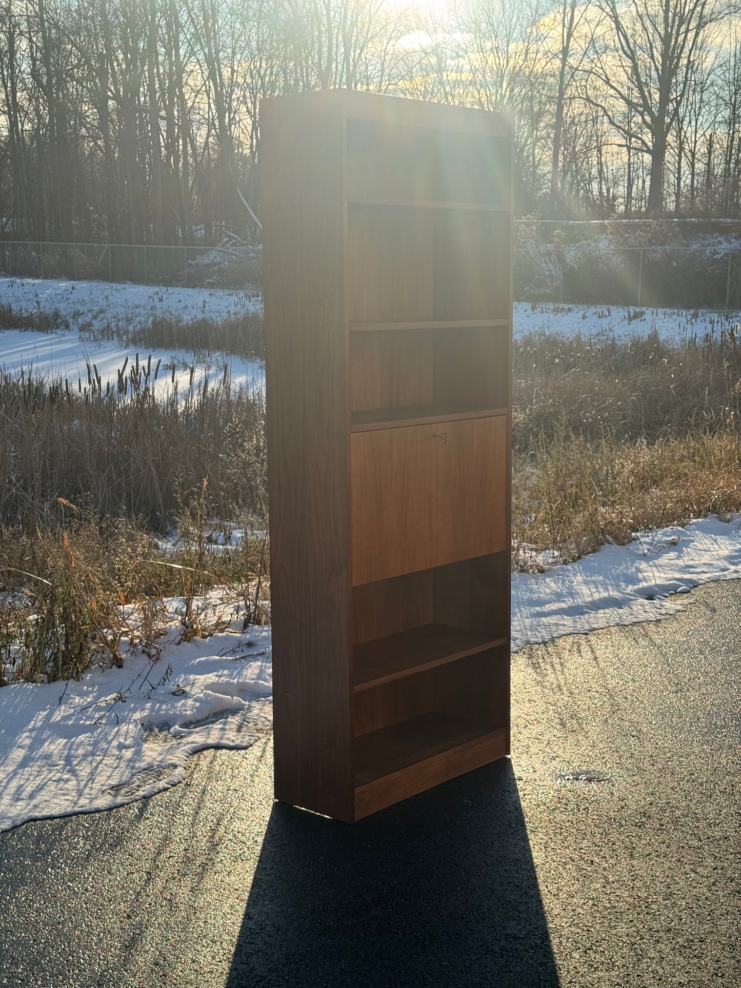 Danish-Style Teak Bookcase