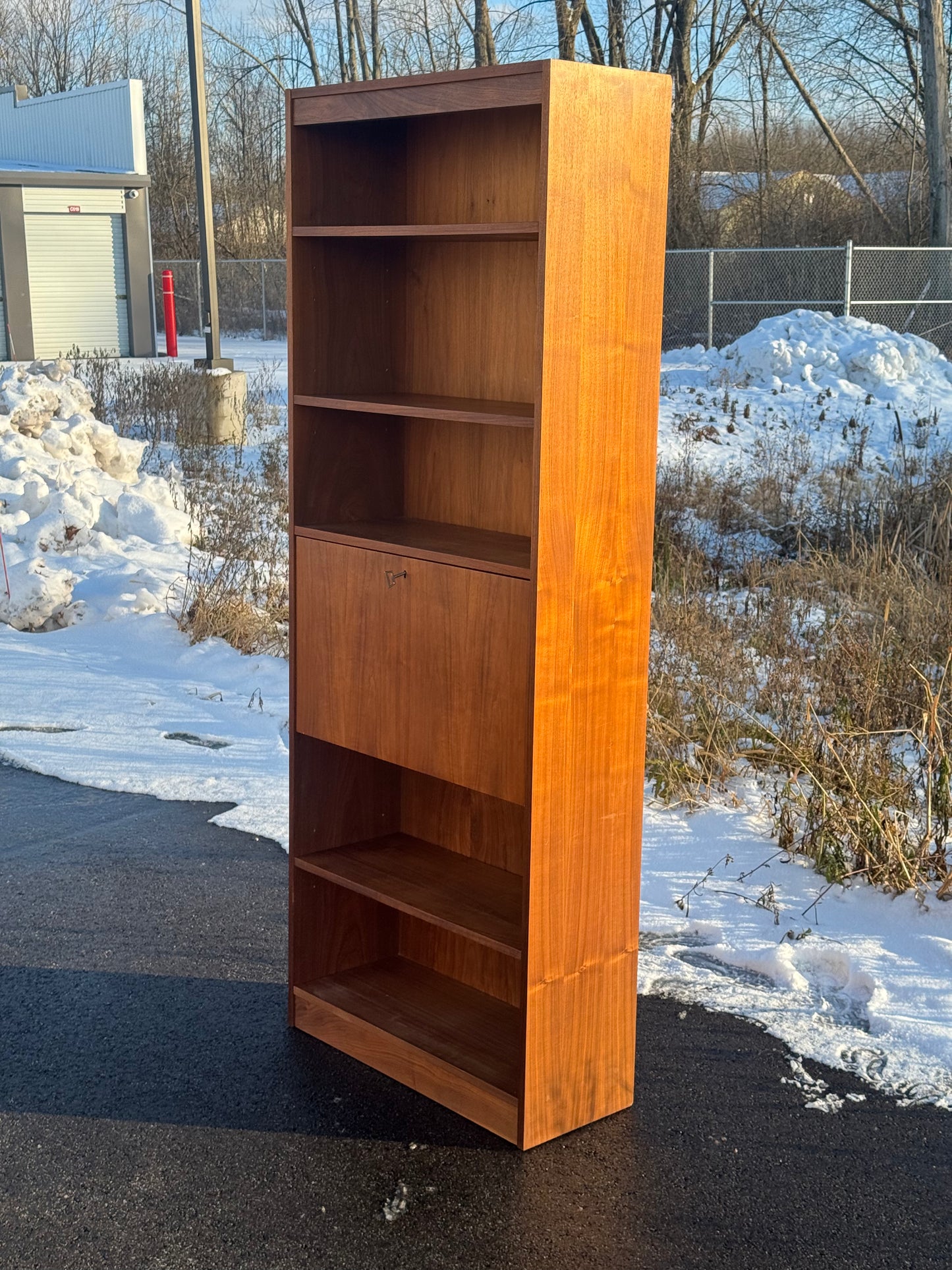 Danish-Style Teak Bookcase