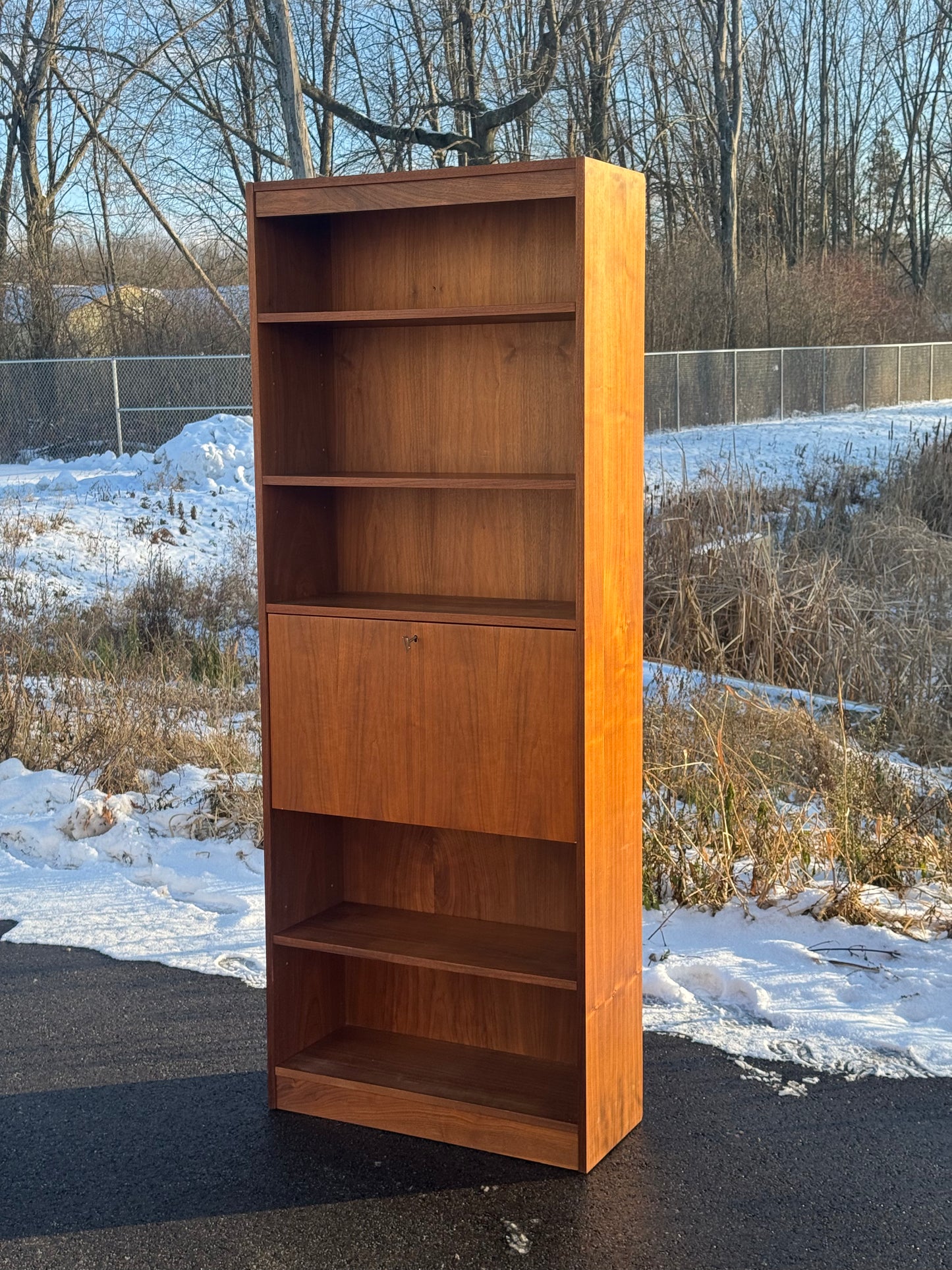 Danish-Style Teak Bookcase