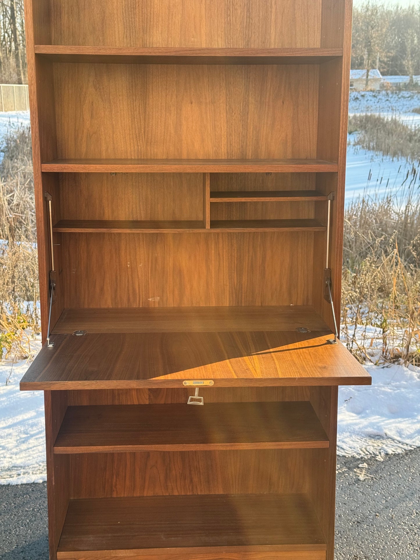 Danish-Style Teak Bookcase