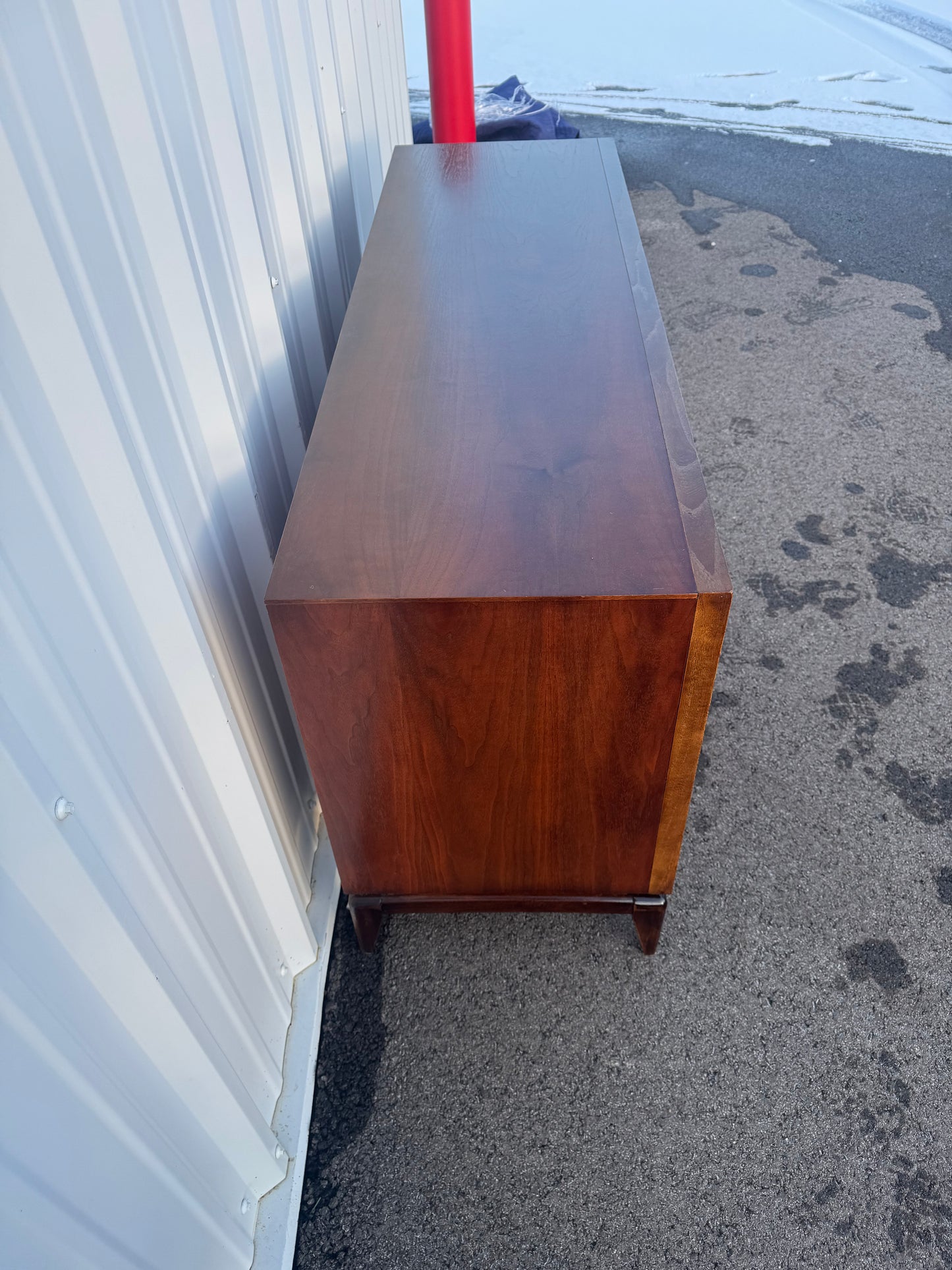 Bassett Six-Drawer Lowboy Dresser