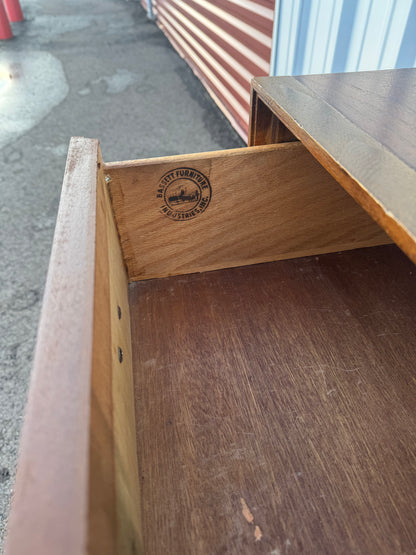 Bassett Six-Drawer Lowboy Dresser