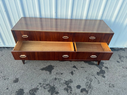 Bassett Six-Drawer Lowboy Dresser