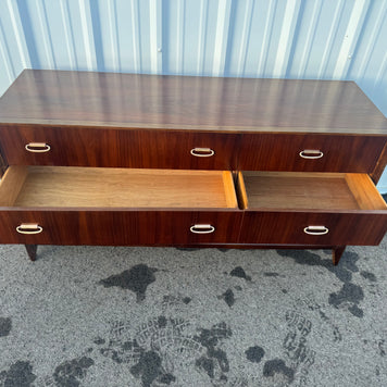 Bassett Six-Drawer Lowboy Dresser