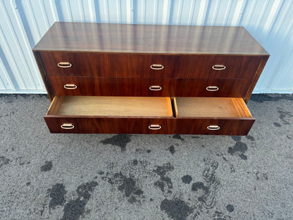 Bassett Six-Drawer Lowboy Dresser