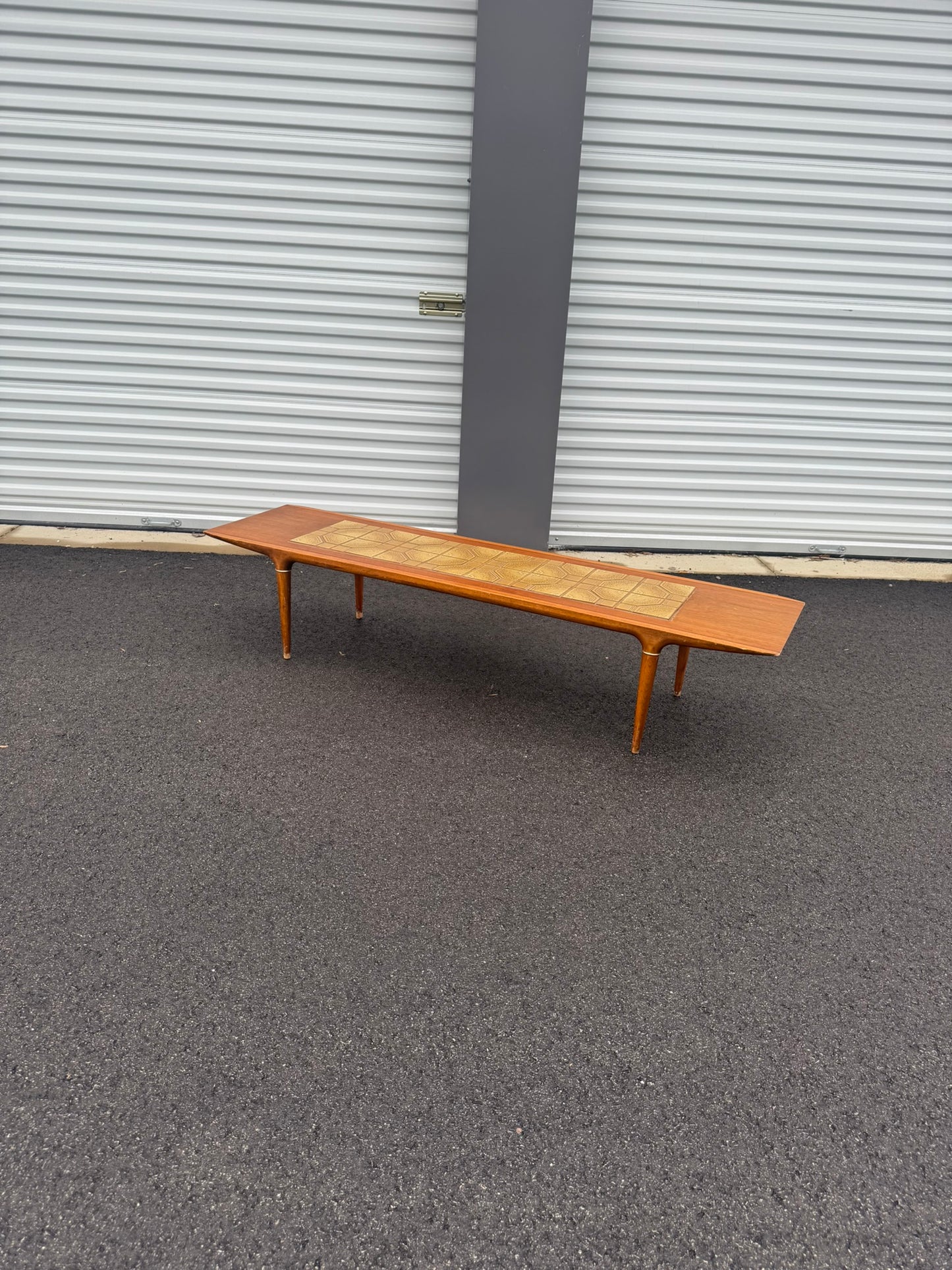 Lane Cosmopolitan Coffee Table with Tile Inlay