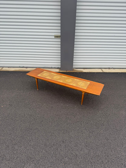 Lane Cosmopolitan Coffee Table with Tile Inlay