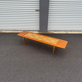 Lane Cosmopolitan Coffee Table with Tile Inlay