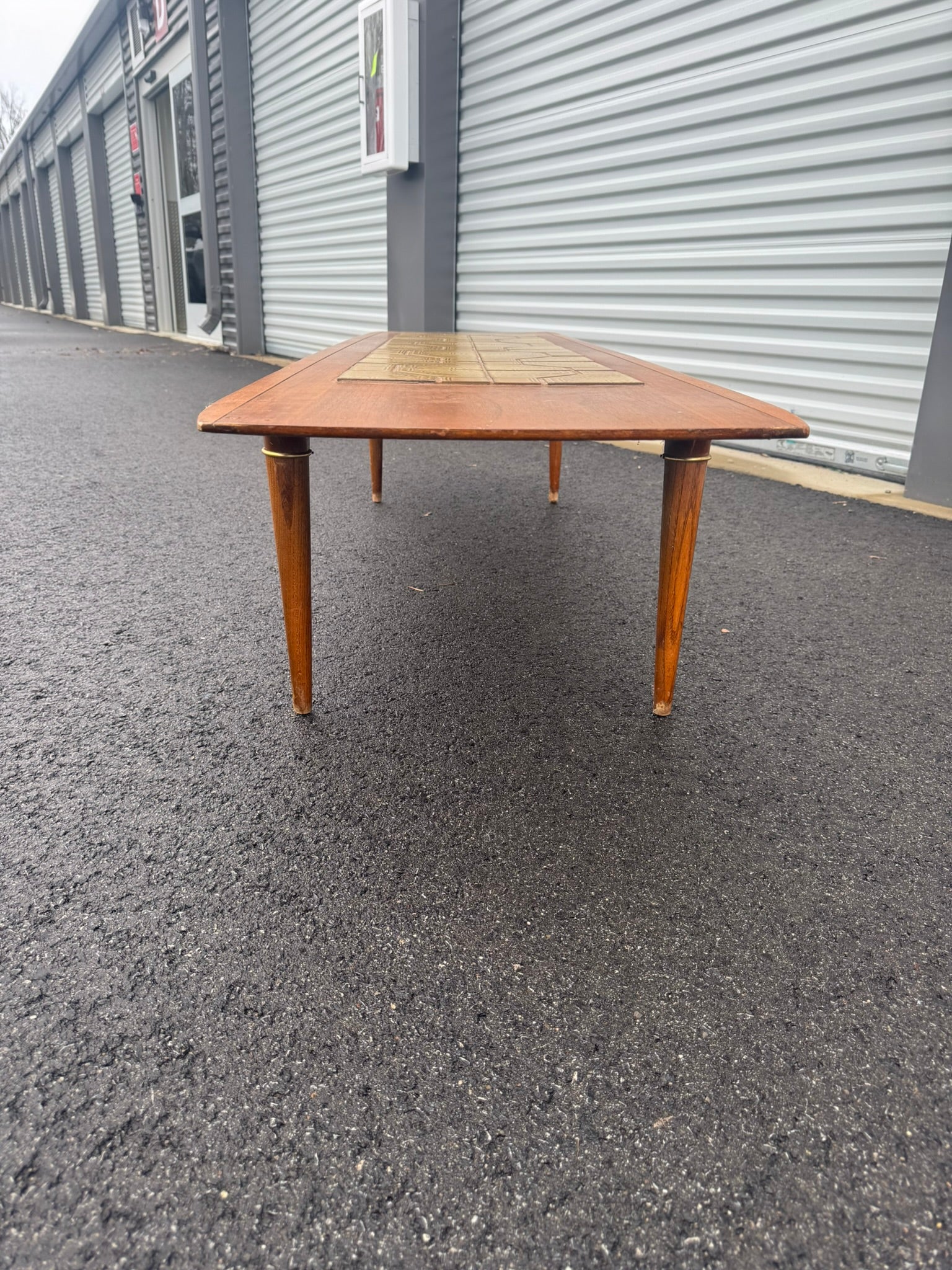 Lane Cosmopolitan Coffee Table with Tile Inlay