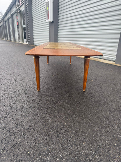 Lane Cosmopolitan Coffee Table with Tile Inlay