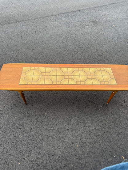 Lane Cosmopolitan Coffee Table with Tile Inlay