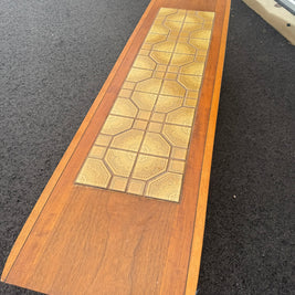 Lane Cosmopolitan Coffee Table with Tile Inlay