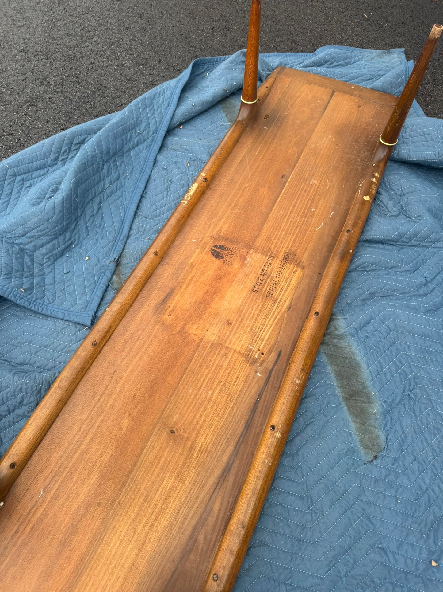 Lane Cosmopolitan Coffee Table with Tile Inlay