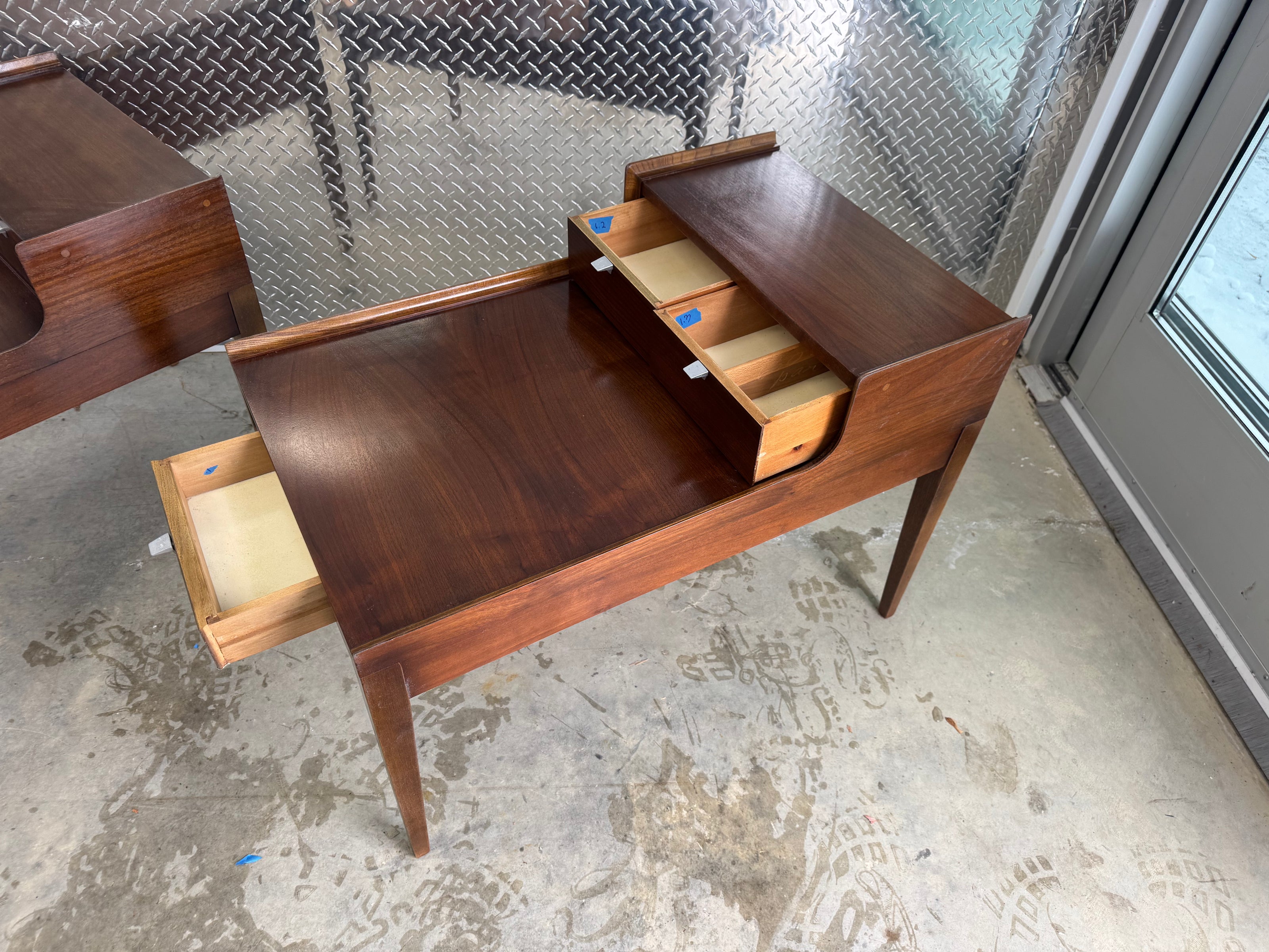 Cavalier Furniture Two-Tier End Tables with Three Drawers