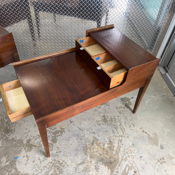 Cavalier Furniture Two-Tier End Tables with Three Drawers