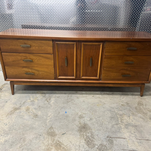Lenoir House Nine-Drawer Long Dresser – Midcentury Walnut
