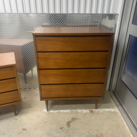 Bassett Four-Drawer Highboy / Chest of Drawers