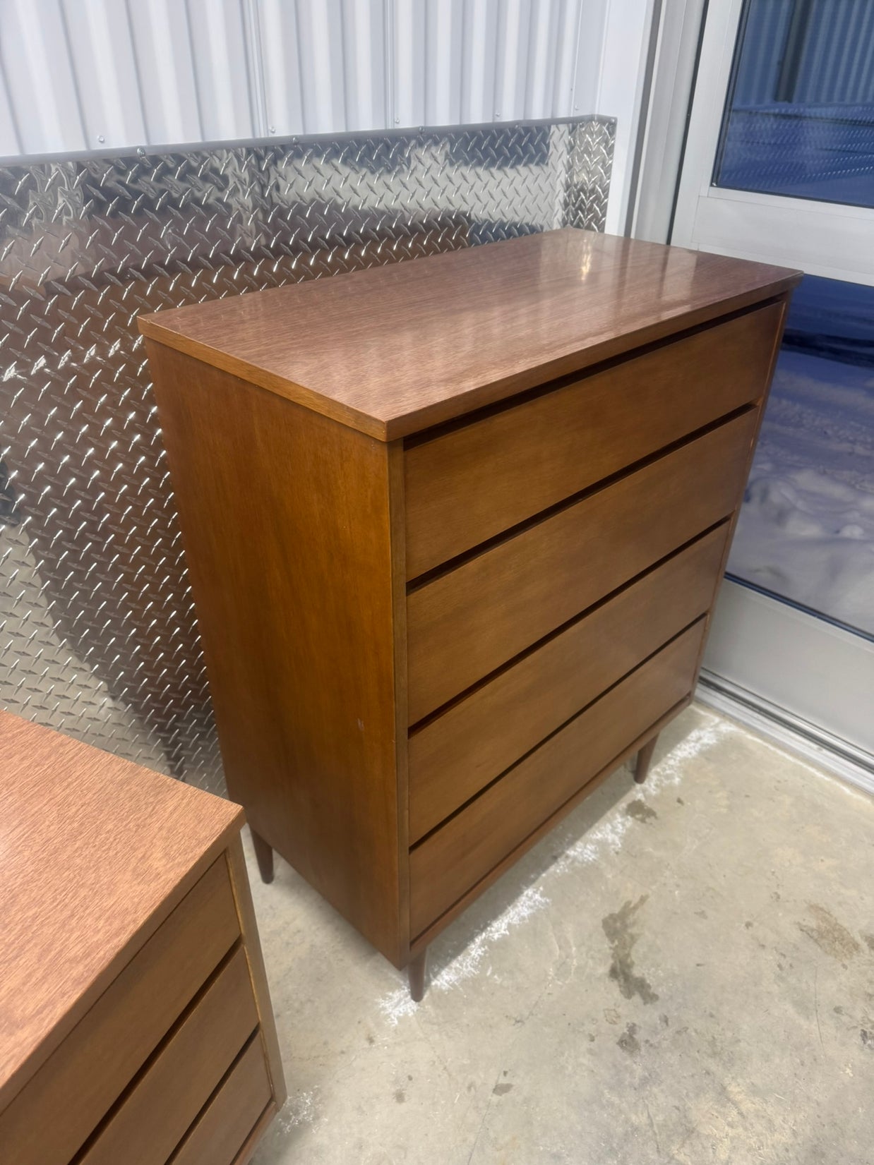 Bassett Four-Drawer Highboy / Chest of Drawers