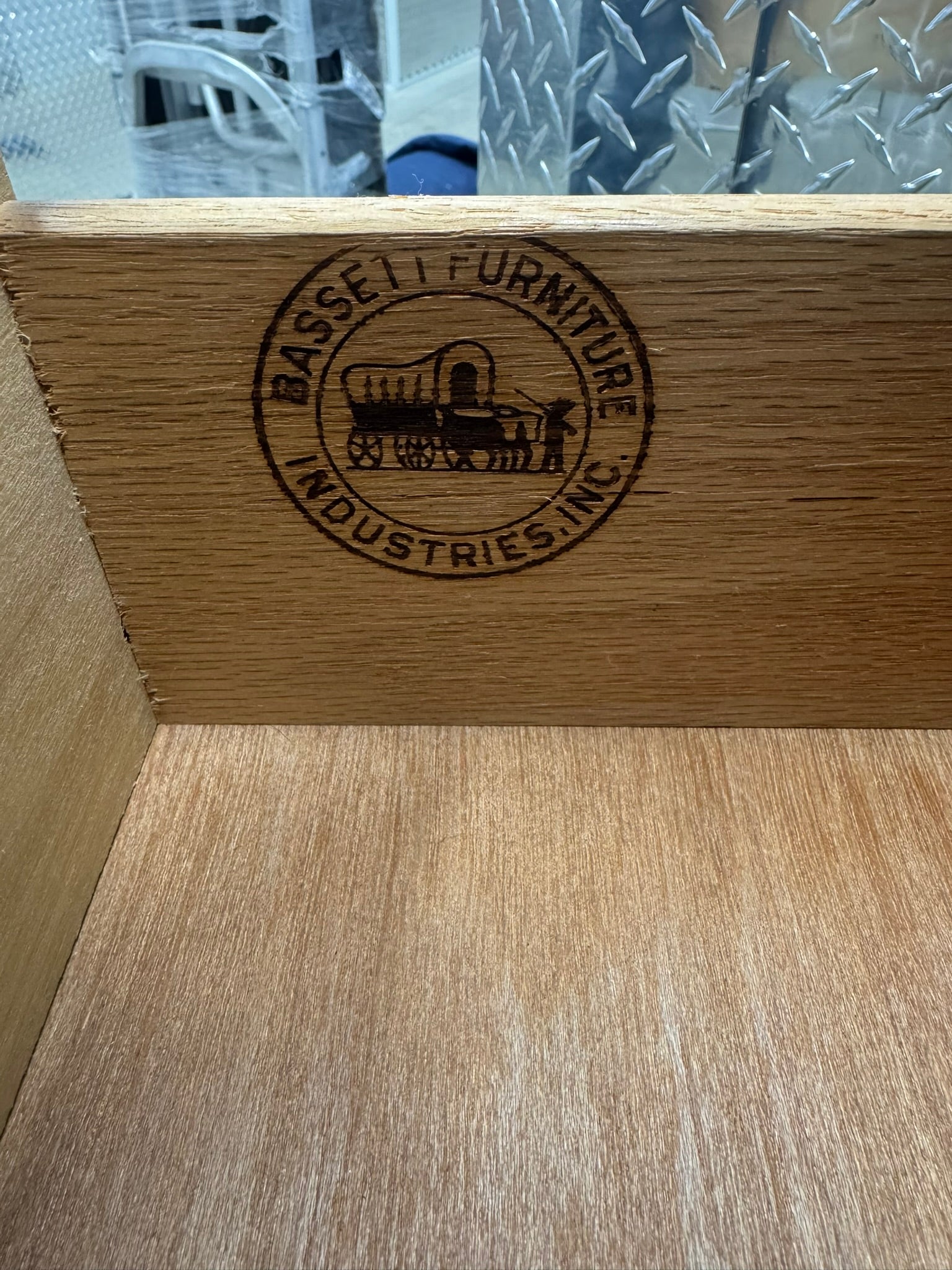 Bassett Four-Drawer Highboy / Chest of Drawers